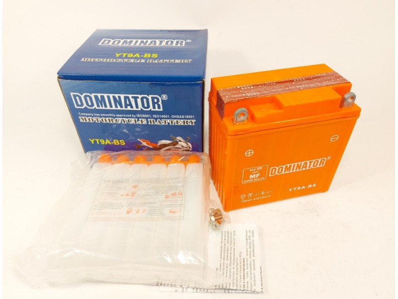 Акумулятор 12в 9Ач Dominator Іж Мт